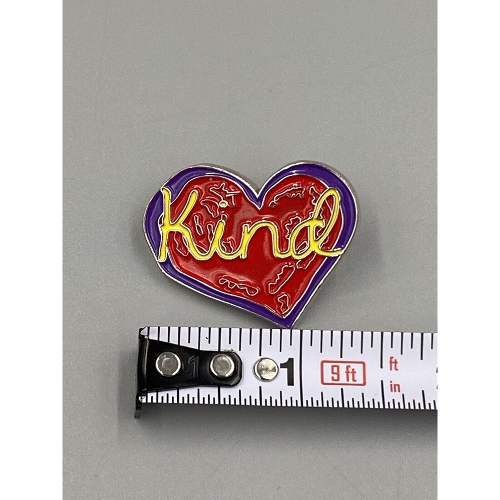 Penzeys Kind Heart Lapel Hat Pin Brooch - Picture 2 of 4
